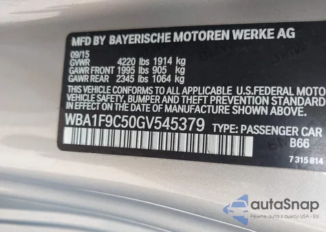 2016 BMW 228I z USA, uszkodzony, nr VIN WBA1F9C50GV545379